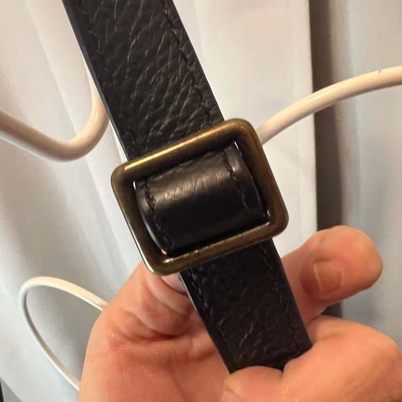 Born Black Leather Shoulder Bag with Tassel - Picture 12 of 12